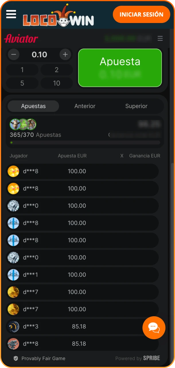 Mira cómo ascienden los ganadores en Locowin.