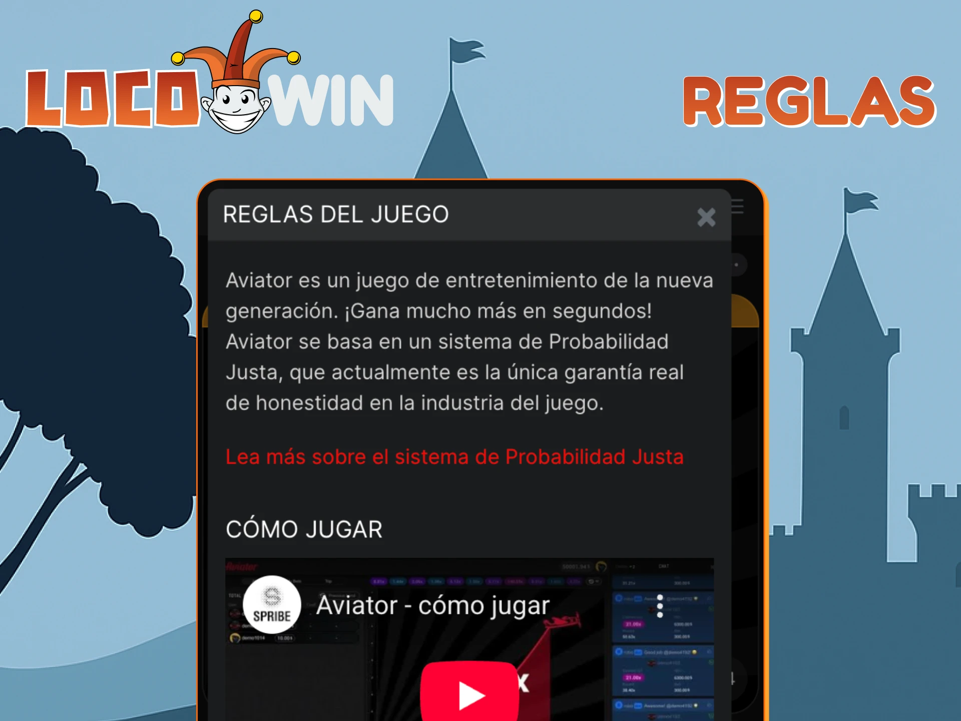 Conoce las reglas para ganar en Aviator Locowin.