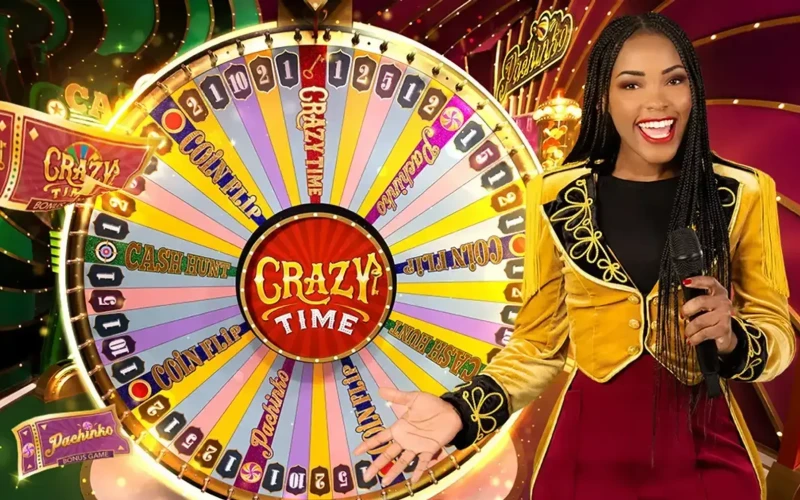 Spiele Crazy Time und erlebe den Spaß auf Locowin.