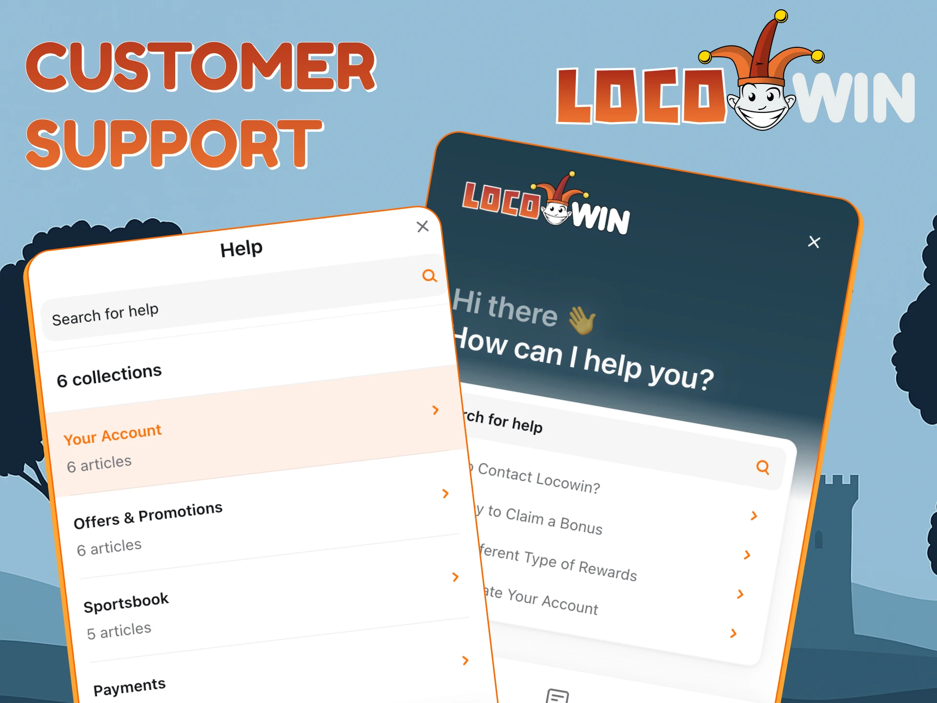 Get help with payments anytime on Locowin.