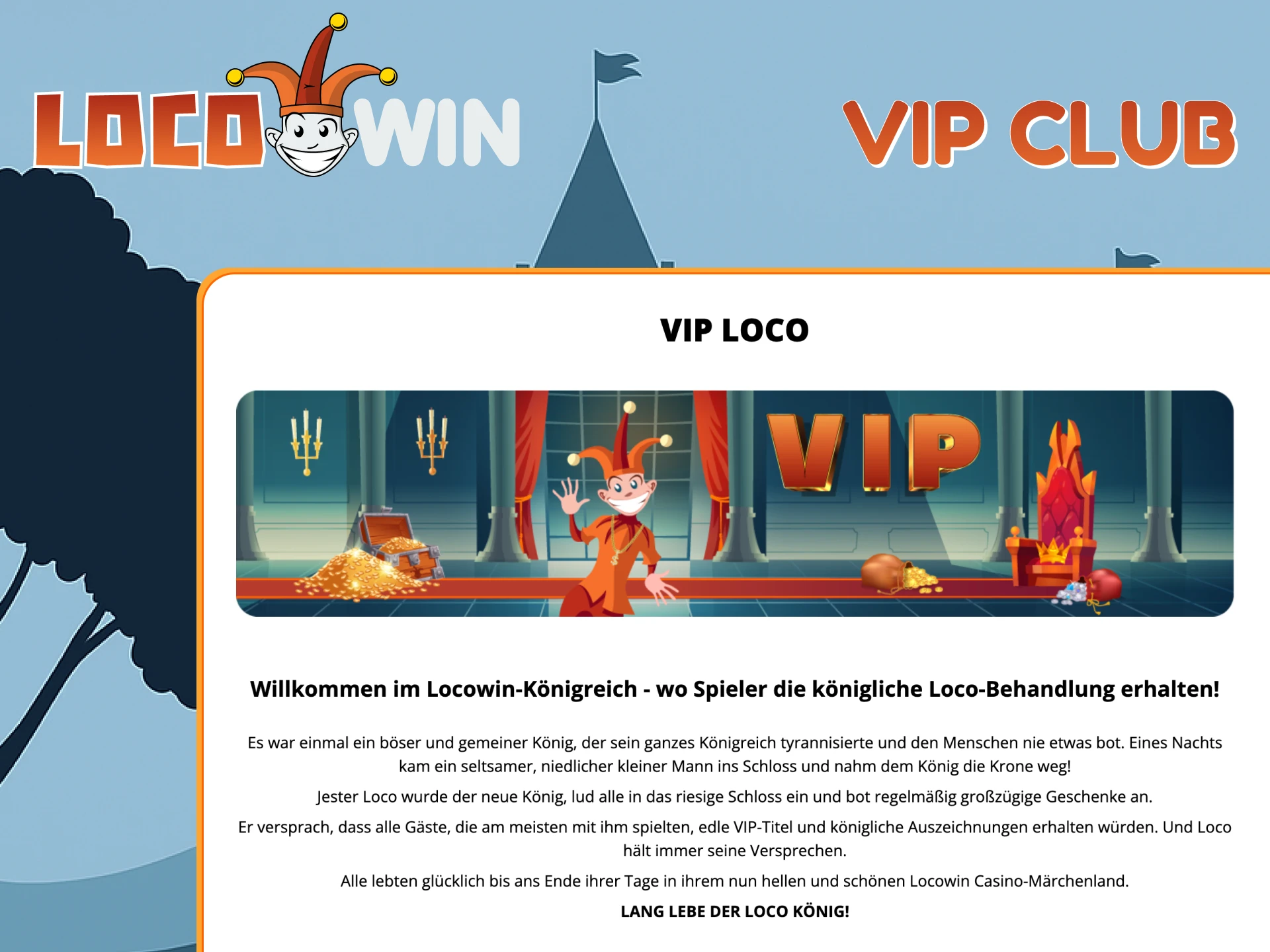Genieße exklusive VIP Boni bei Locowin.
