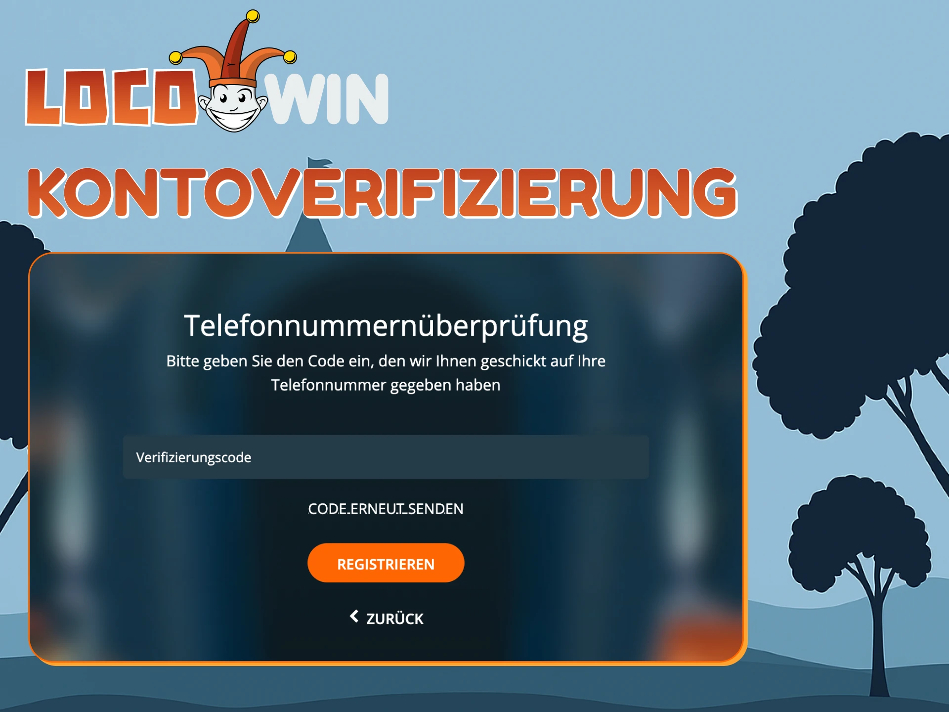 Verifiziere dein Konto sicher bei Locowin.