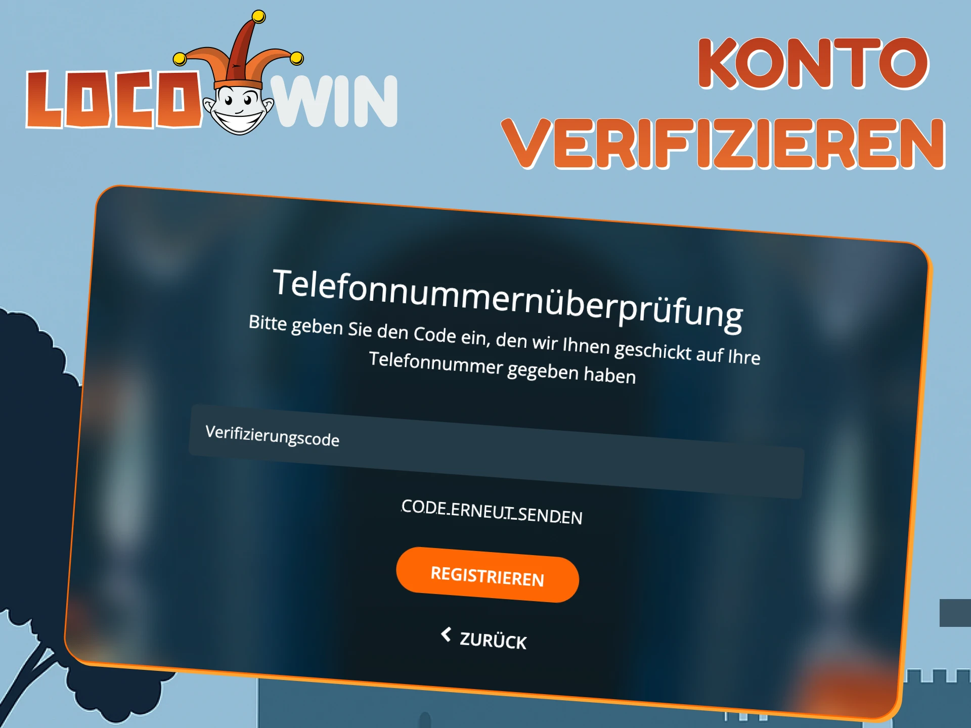 Verifiziere dein Konto und gewinne groß bei Locowin.