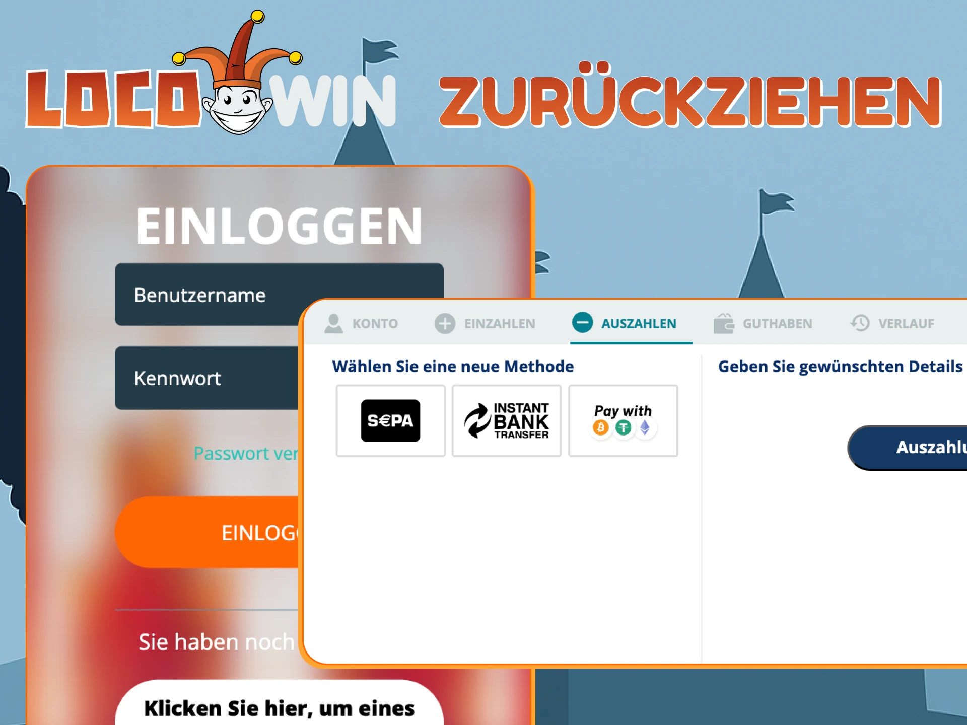 Gewinne und ziehe sie leicht ab bei Locowin.